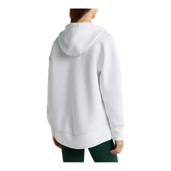 Zella Women’s Oversized White Soft Cozy Zip Up Hoodie Jacket Size Large NWT - Picture 2 of 9